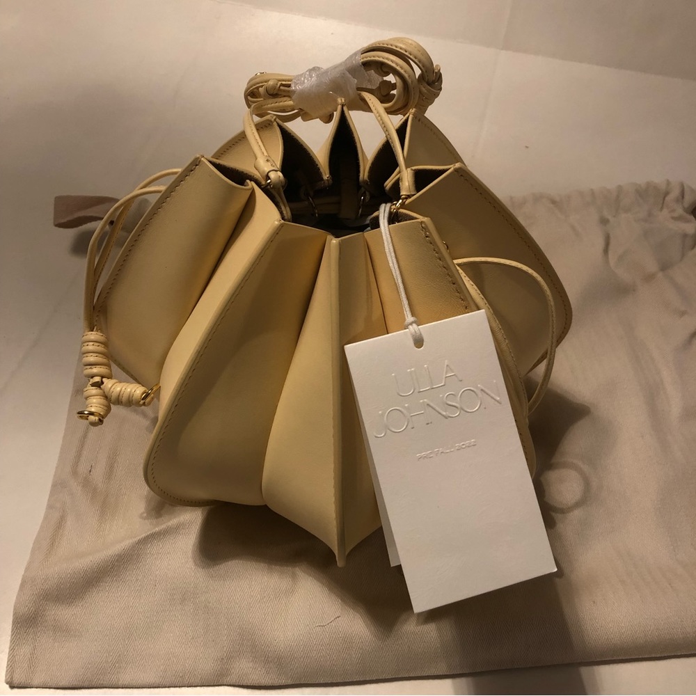 Ulla Johnson Cream Drawstring Bag - Picture 12 of 14